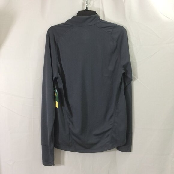 NEW Eastern Mountain EMS Midweight Base Layer Pullover ¼ Zip Gray Size Small - Picture 3 of 4